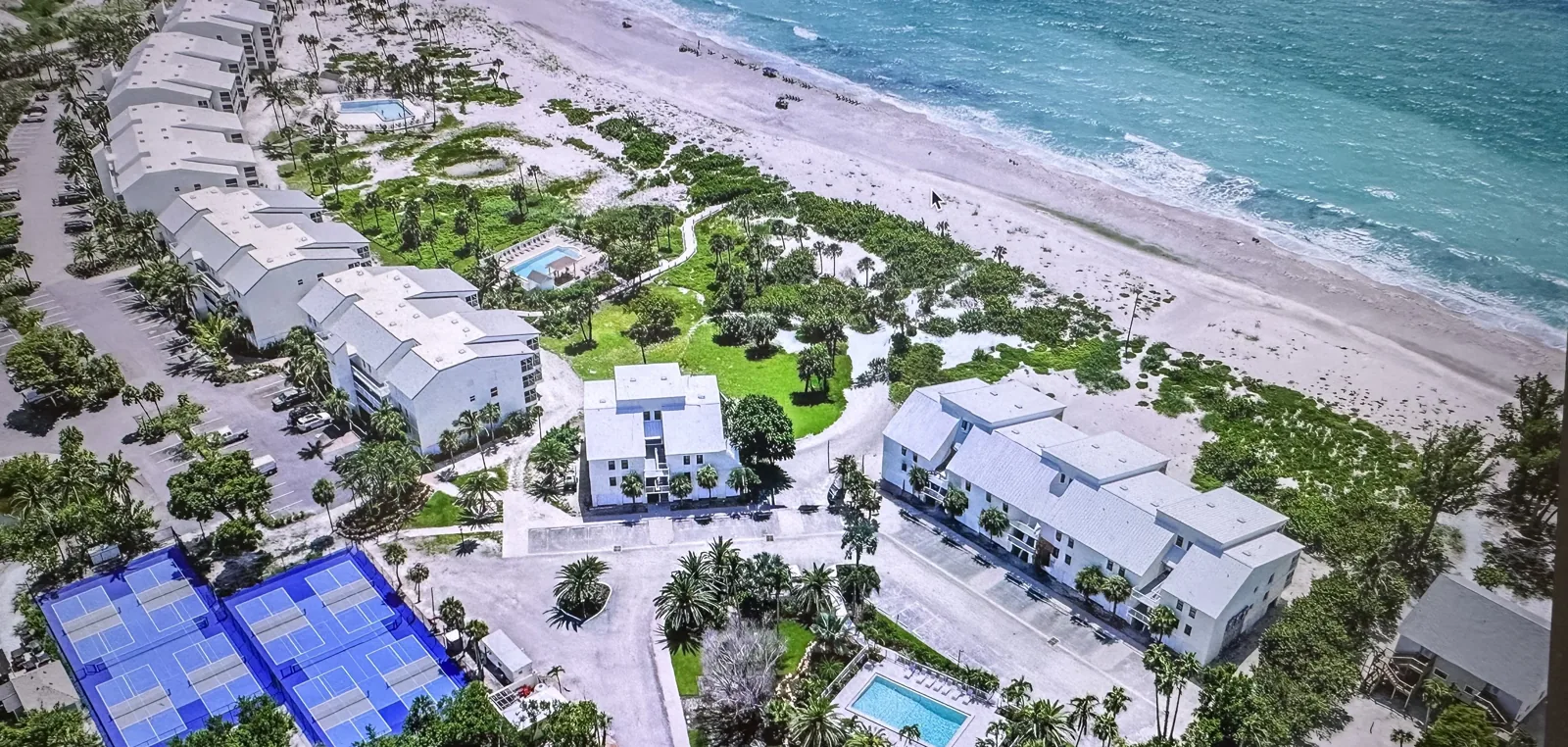 Beach Villas overlooking the Gulf of Mexico at South Seas Resort